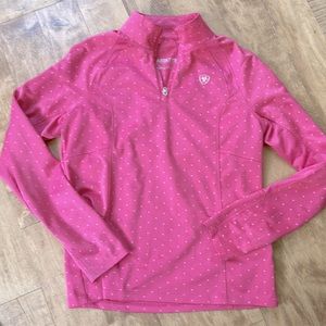 Ariat Kids Tek Sunstopper 1/4 zip long sleeve shirt